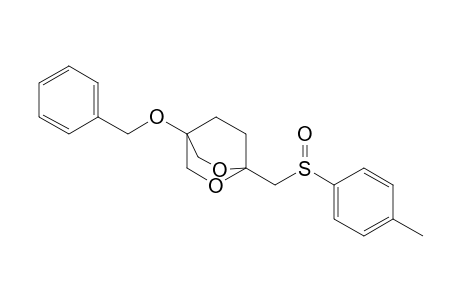 (Rs)-4-Benzyloxy-1-(p-toluenesulfinylmethyl)-2,6-dioxabicyclo[2.2.2]octane