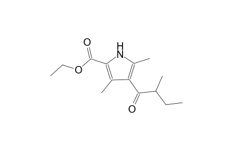 ethyl 3,5-dimethyl-4-(2-methylbutanoyl)-1H-pyrrole-2-carboxylate