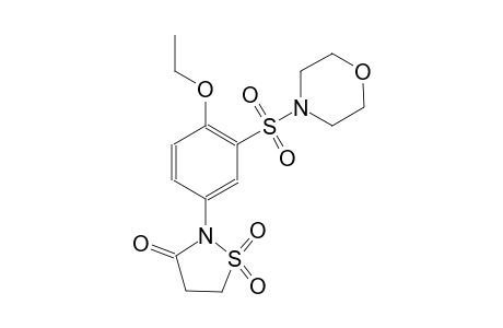 3-isothiazolidinone, 2-[4-ethoxy-3-(4-morpholinylsulfonyl)phenyl]-, 1,1-dioxide