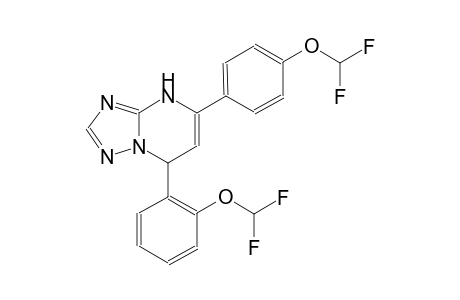 7-[2-(difluoromethoxy)phenyl]-5-[4-(difluoromethoxy)phenyl]-4,7-dihydro[1,2,4]triazolo[1,5-a]pyrimidine