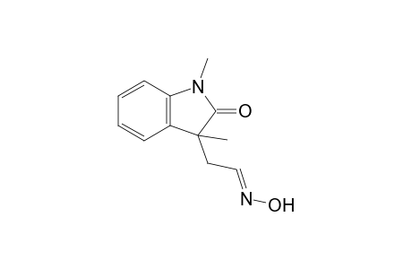 2,3-Dihydro-1,3-dimethyl-2-oxo-1H-indol-3-acetaldehyde - Oxime