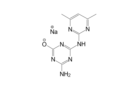 sodium 4-[(4,6-dimethylpyrimidin-2-yl)methyl]-6-methyl-1,3,5-triazin-2-olate