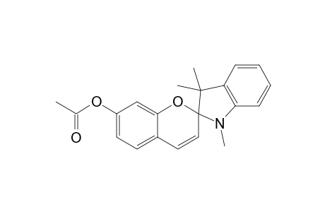 (1',3',3'-trimethylspiro[chromene-2,2'-indole]-7-yl) acetate