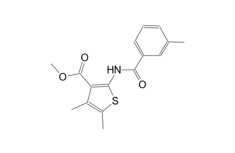 methyl 4,5-dimethyl-2-[(3-methylbenzoyl)amino]-3-thiophenecarboxylate