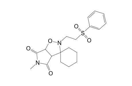 2,2-Spiropentamethylene-3-(2'-phenylsulphonylethyl)-7-methyl-3,7-diaza-4-oxabicyclo[3.3.0]octane-6,8-dione