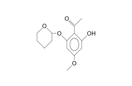 2'-Hydroxy-4'-methoxy-6'-(tetrahydro-pyran-2-yl-oxy)-acetophenone