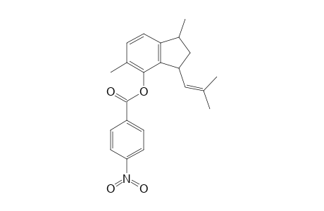1,5-Dimethyl-3-(2-methylprop-1-enyl)indan-4-yl 4-nitrobenzoate