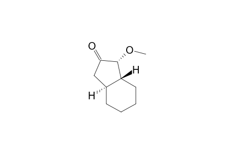 (1R*,3aS*,7aR*)-1-methoxyoctahydro-1H-inden-2-one
