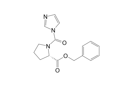 (2S)-1-(imidazole-1-carbonyl)pyrrolidine-2-carboxylic acid benzyl ester