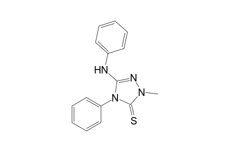 2-Methyl-4-phenyl-5-phenylazanyl-1,2,4-triazole-3-thione