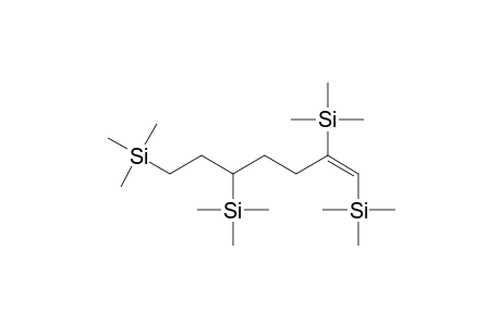 1,2,5,7-Tetrakis(trimethylsilyl)heptene