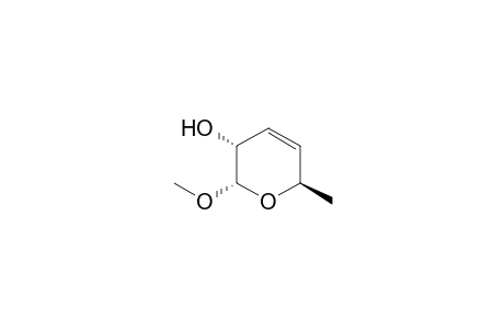 2H-Pyran-3-ol, 3,6-dihydro-2-methoxy-6-methyl-, [2S-(2.alpha.,3.alpha.,6.beta.)]-