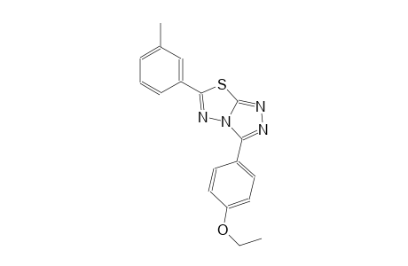 3-(4-ethoxyphenyl)-6-(3-methylphenyl)[1,2,4]triazolo[3,4-b][1,3,4]thiadiazole