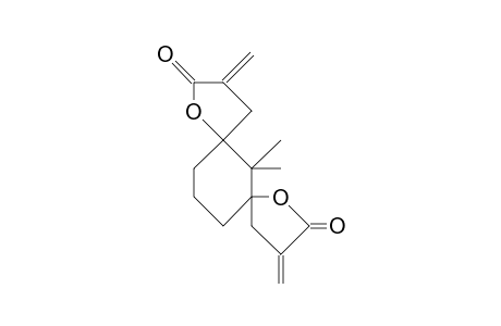 (E)-6,6-Dimethyl-3,10-dimethylene-2,9-dioxo-1,8-dioxa-dispiro(4.1.4.3)tetradecane