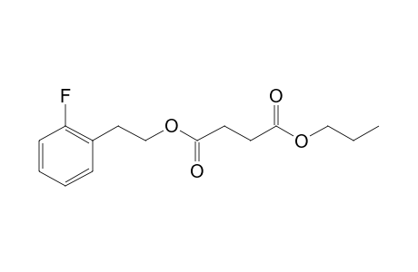 Succinic acid, 2-fluorophenethyl propyl ester