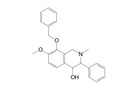 8-Benzyloxy-7-methoxy-3-phenyl-2-methyl-1,2,3,4-tetrahydroisoquinolin-4-ol