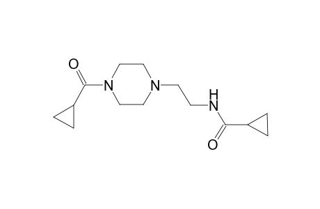 N-{2-[4-(cyclopropylcarbonyl)-1-piperazinyl]ethyl}cyclopropanecarboxamide