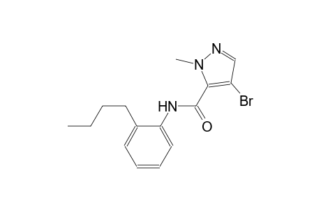 4-bromo-N-(2-butylphenyl)-1-methyl-1H-pyrazole-5-carboxamide