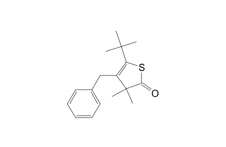 5-(t-Butyl)-3,3-dimethyl-4-(benzyl)thiophen-2(3H)-one