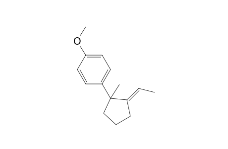 (E)-1-(2-ethylidene-1-methylcyclopentyl)-4-methoxybenzene
