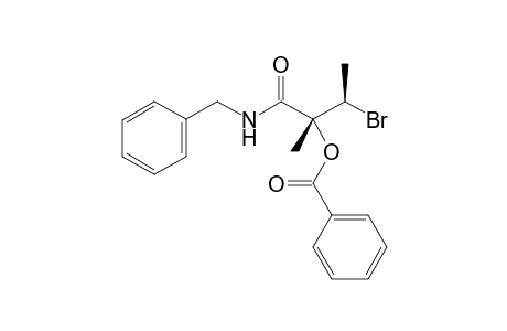 (2R,3R)-N-Benzyl-3-bromo-2-methyl-2-benzoyloxy-butyric acid amide