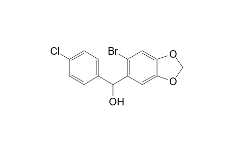 (6-Bromo-1,3-benzodioxol-5-yl)(4-chlorophenyl)methanol