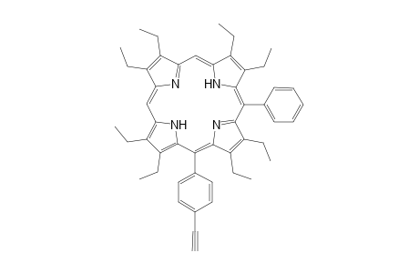 2,3,7,8,12,13,17,18-Octaethyl-5-(4-ethynyl-phenyl)-10-phenylporphyrin
