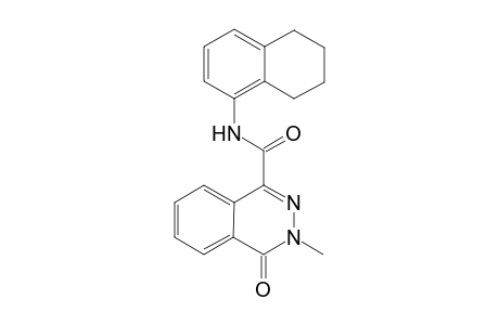 1-Phthalazinecarboxamide, 3,4-dihydro-3-methyl-4-oxo-N-(5,6,7,8-tetrahydro-1-naphthalenyl)-