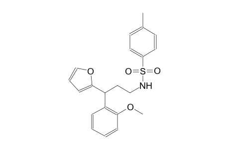 benzenesulfonamide, N-[3-(2-furanyl)-3-(2-methoxyphenyl)propyl]-4-methyl-
