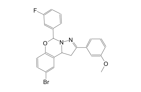 3-[9-bromo-5-(3-fluorophenyl)-1,10b-dihydropyrazolo[1,5-c][1,3]benzoxazin-2-yl]phenyl methyl ether