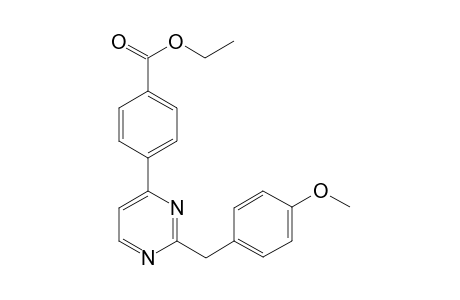 Ethyl 4-[2-(4-methoxybenzyl)pyrimidin-4-yl]benzoate