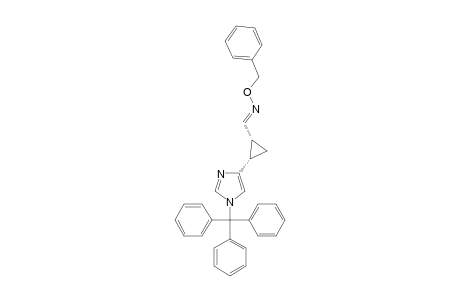 (1R,2S,E)-2-(BENZYLOXYIMINO)-METHYL-1-(1-TRIPHENYLMETHYL-1H-IMIDAZOL-4-YL)-CYCLOPROPANE