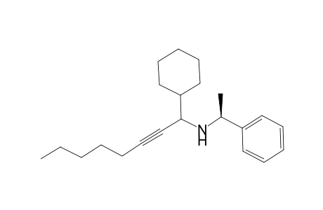 N-(1-Cyclohexyloct-2-yn-1-yl)-(S)-1-phenylethylamine