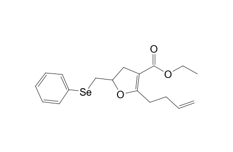 5-But-3-enyl-2-[(phenylseleno)methyl]-2,3-dihydrofuran-4-carboxylic acid ethyl ester