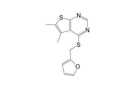 thieno[2,3-d]pyrimidine, 4-[(2-furanylmethyl)thio]-5,6-dimethyl-