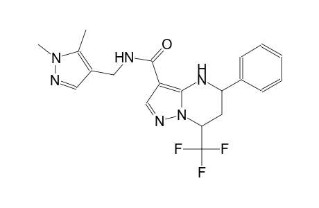 N-[(1,5-dimethyl-1H-pyrazol-4-yl)methyl]-5-phenyl-7-(trifluoromethyl)-4,5,6,7-tetrahydropyrazolo[1,5-a]pyrimidine-3-carboxamide