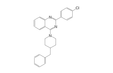 4-(4-benzyl-1-piperidinyl)-2-(4-chlorophenyl)quinazoline