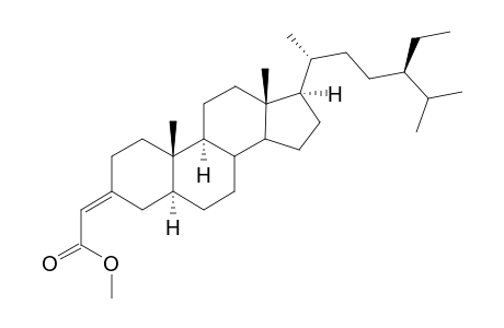 (Z)-3-(Acrylic acid)-5.alpha.-stigmastane,methyl ester