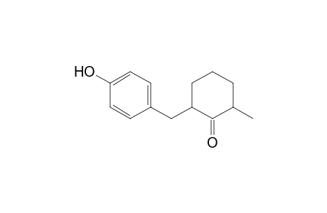 2-(4'-Hydroxybenzyl)-6-methylcyclohexan-1-one