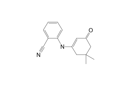 2-[(5,5-Dimethyl-3-oxo-1-cyclohexen-1-yl)amino]benzonitrile