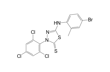 2-(4-Bromo-o-toluidino)-4-(2,4,6-trichlorophenyl)-δ2-1,3,4-thiazdiazoline-5-thone