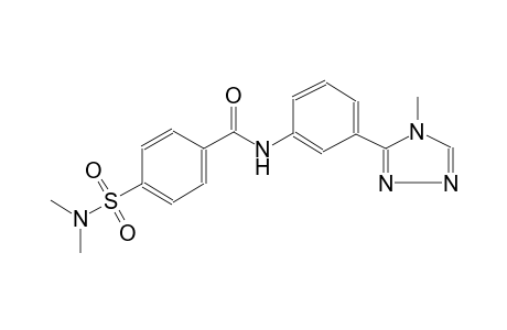 benzamide, 4-[(dimethylamino)sulfonyl]-N-[3-(4-methyl-4H-1,2,4-triazol-3-yl)phenyl]-