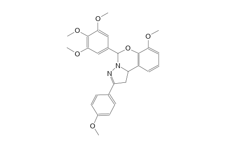 pyrazolo[1,5-c][1,3]benzoxazine, 1,10b-dihydro-7-methoxy-2-(4-methoxyphenyl)-5-(3,4,5-trimethoxyphenyl)-