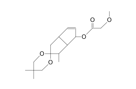 exo-4-(Methoxy-acetoxy)-endo-6-methyl-7,7-(1,3-neopentanedioxy)-cis-bicyclo(3.3.0)oct-2-ene