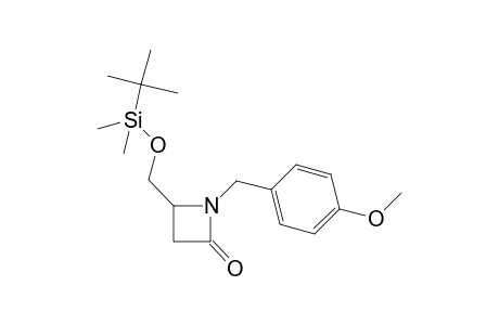 (R,S)-4-[((tert-Butyldimethylsilyl)oxy)methyl]-1-(4-methoxybenzyl)-2-azetidinone