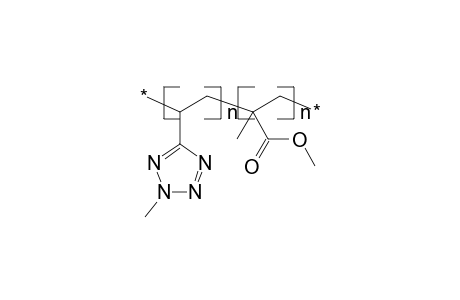 Poly(2-methyl-5-vinyltetrazole-co-methyl methacrylate)