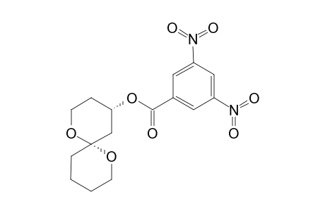 (4R,6S) and (4S,6R)-4-(3,5-dinitrobenzoyloxy)-1,7-dioxasipro[5.5]undecane