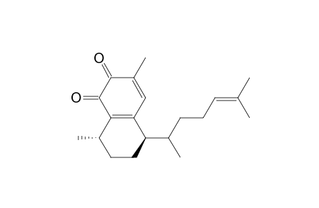 1,2-Naphthalenedione, 5-(1,5-dimethyl-4-hexenyl)-5,6,7,8-tetrahydro-3,8-dimethyl-, [5R-[5.alpha.(S*),8.beta.]]-
