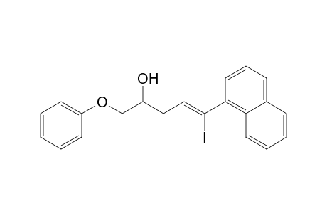 5-Iodo-5-(1'-naphthyl)-1-phenoxypent-4-en-2-ol