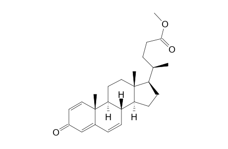 (4R)-4-[(8S,9S,10R,13R,14S,17R)-10,13-dimethyl-3-oxo-8,9,11,12,14,15,16,17-octahydrocyclopenta[a]phenanthren-17-yl]pentanoic acid methyl ester